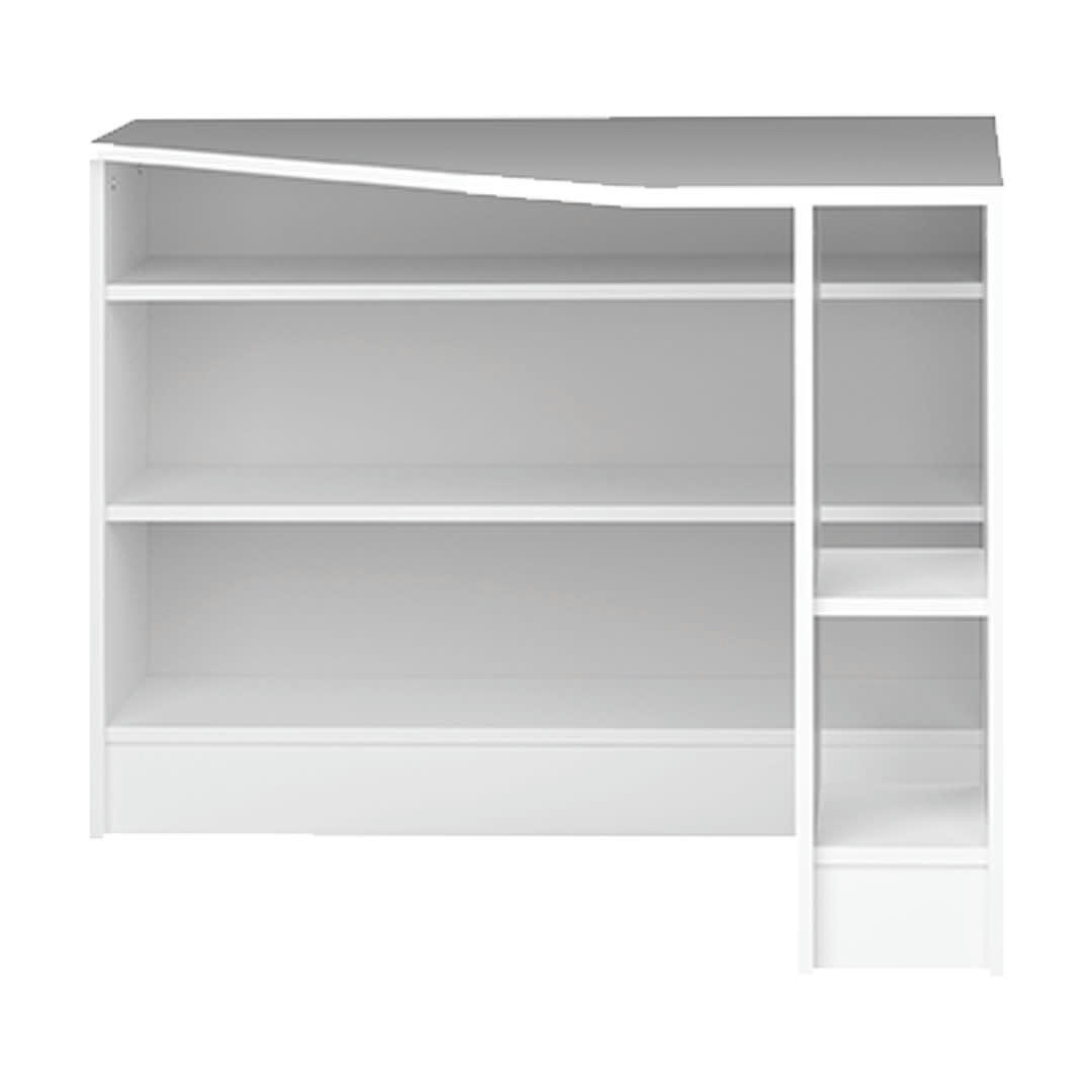 PLAN - Bureau effet bois blanc