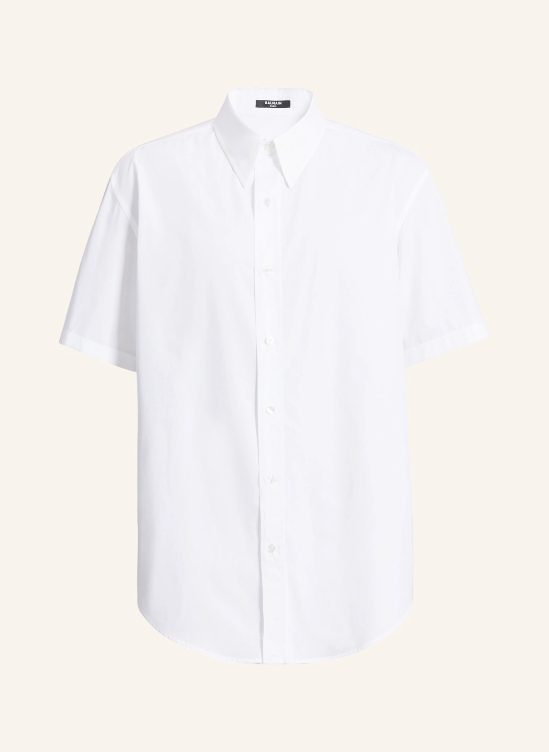 BALMAIN Balmain Paris Hemd aus Baumwollpopeline