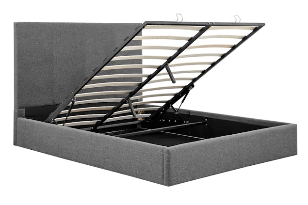 NNEKGE Antalya Gas Lift Bed (Charcoal)