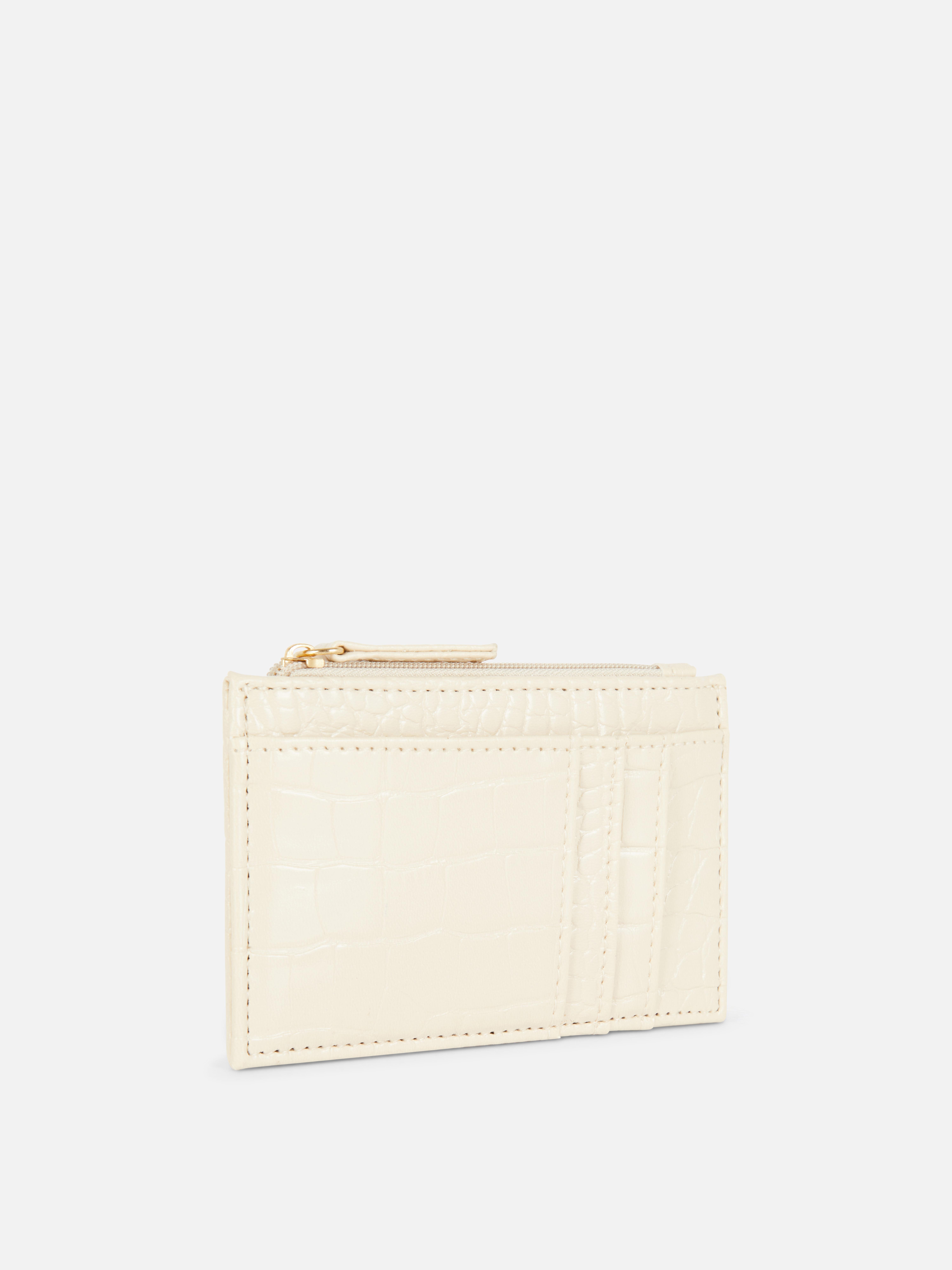 Faux Leather Card Holder