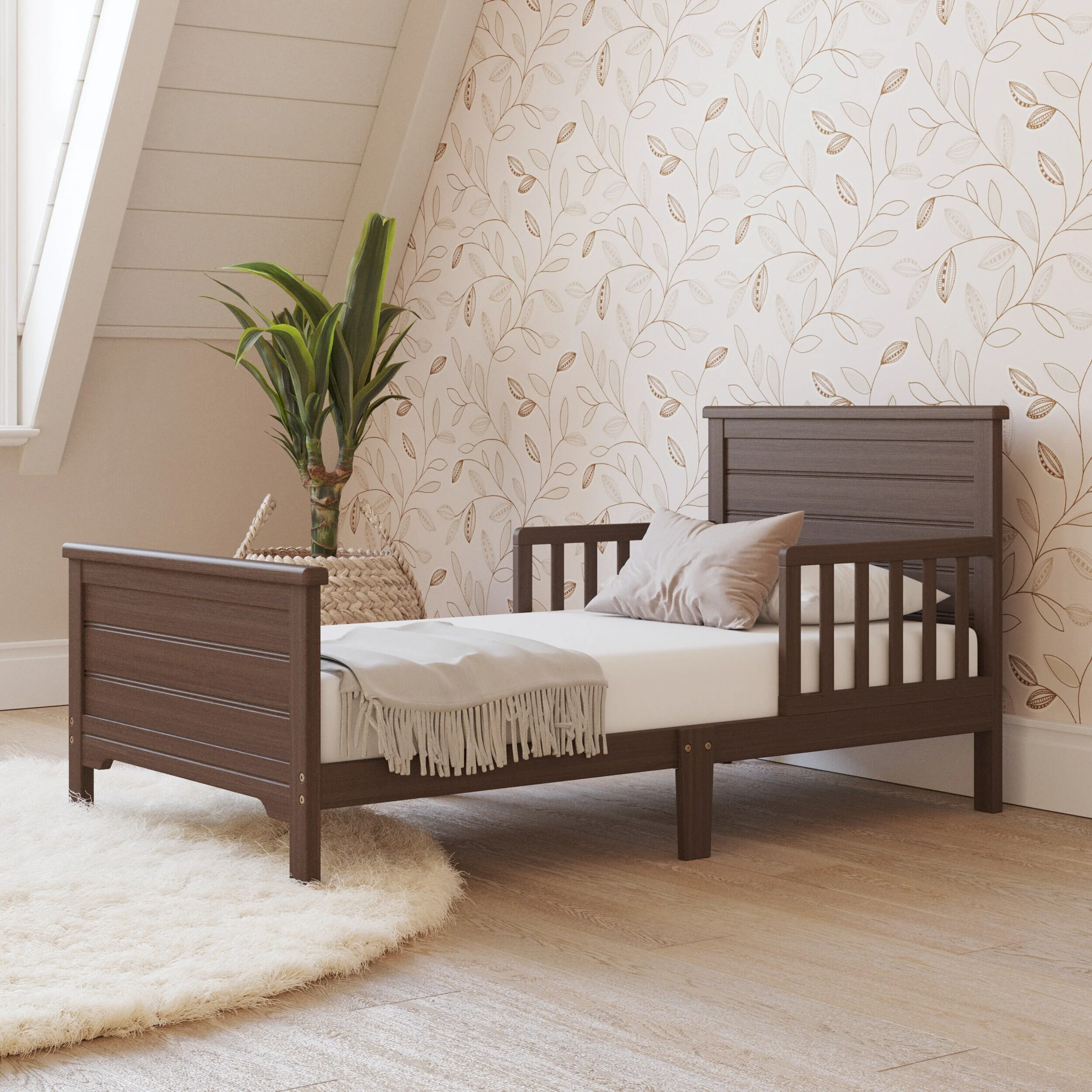 Woodland Toddler Bed with Rails by Forever Eclectic