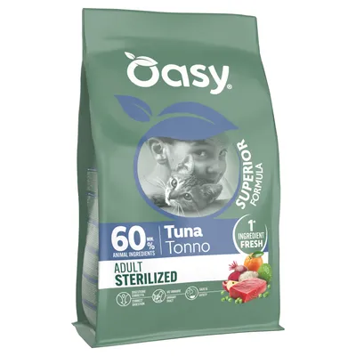 Oasy Dry Cat Superior Adult Sterilised Tuna