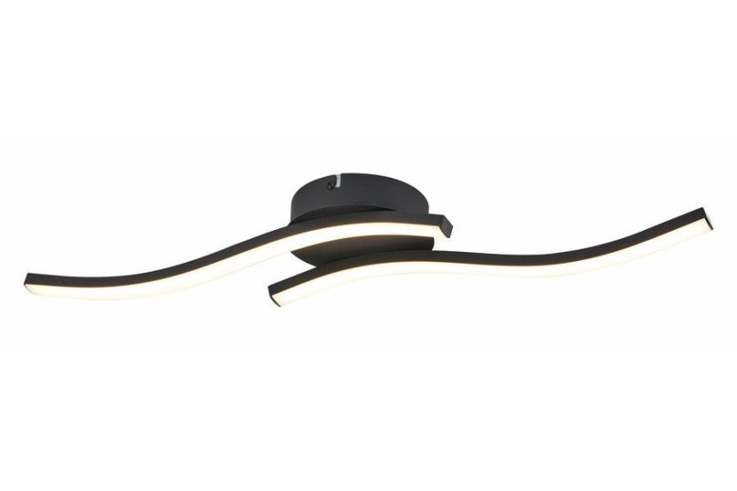 Lampa sufitowa Bradox czarna LED 1x12W Ciepła biel 960lm Reality