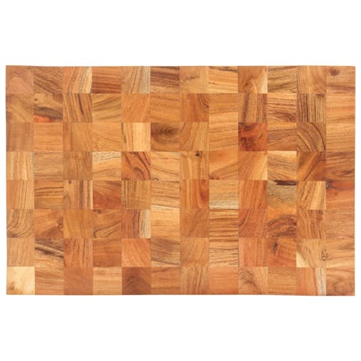 NNEVL Chopping Board 60x40x3.8 cm Solid Acacia Wood