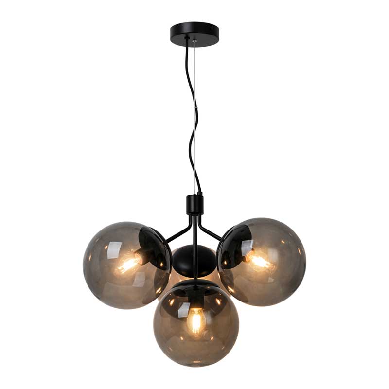 Nordlux Ivona Hanglamp - 4-lichts E27 - Zwart