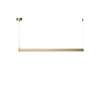 Lampa wisząca BEAM-80 LED złota listwa pozioma