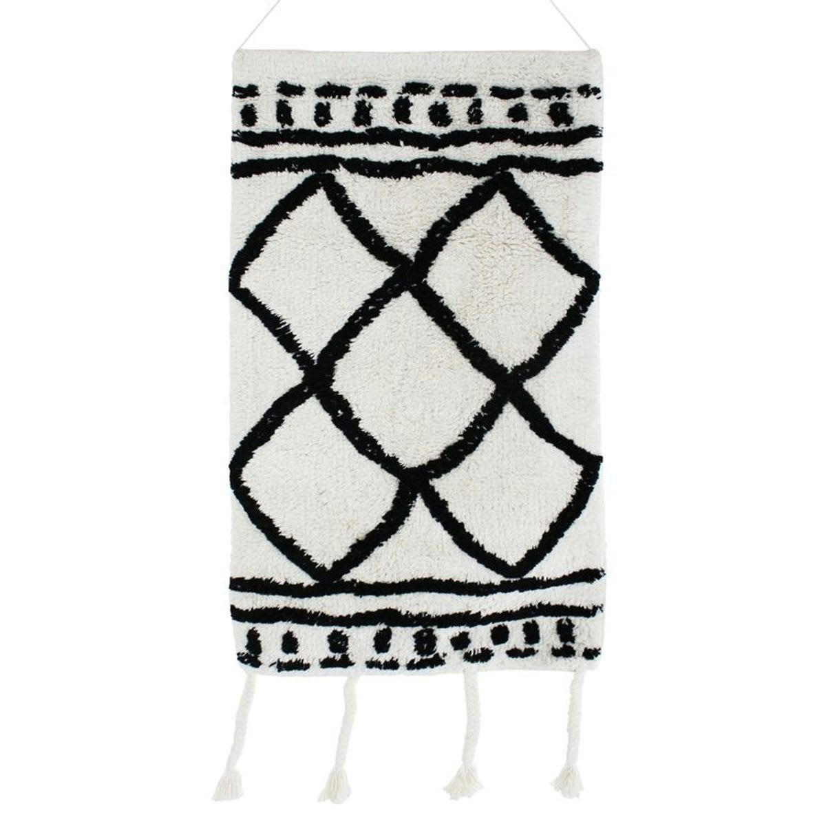 BERBERE - Suspension murale effet vintage naturel 40x80