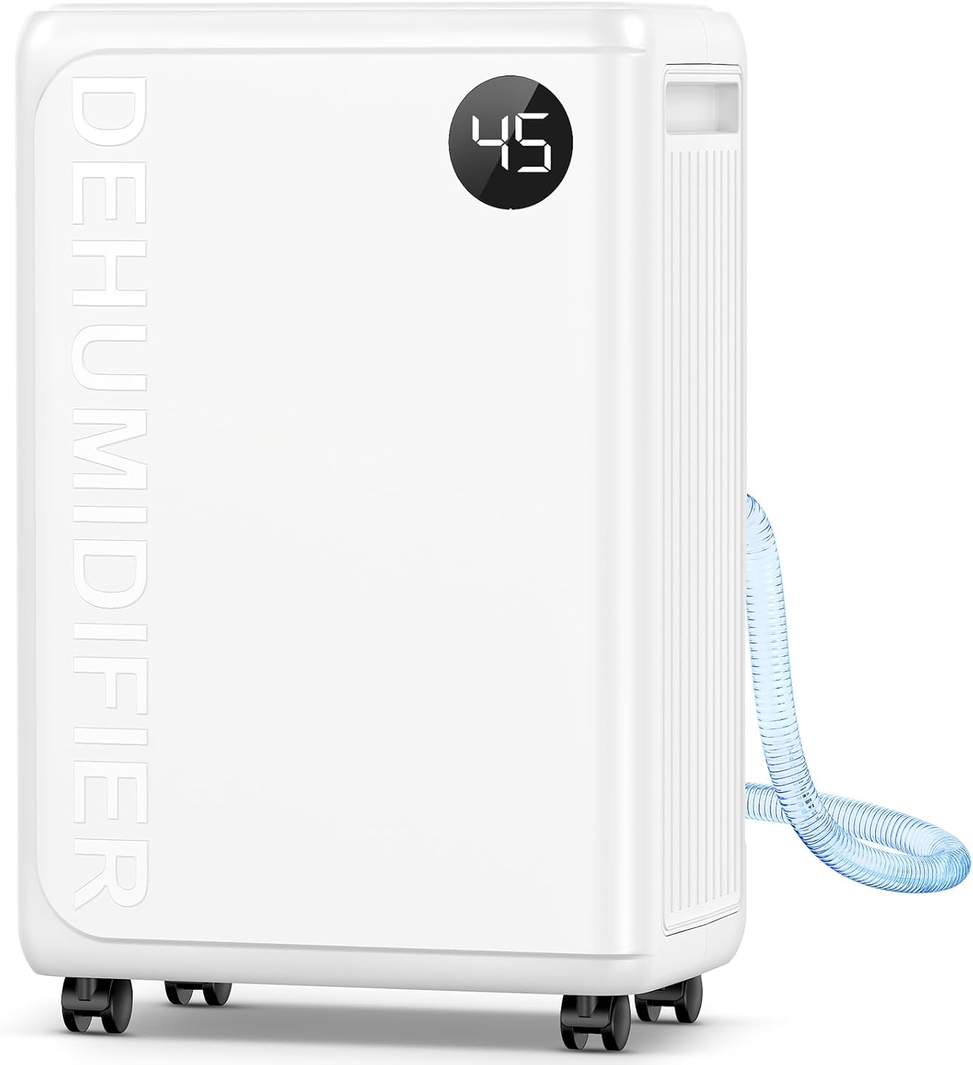 PLUSCENT 32 Pint Dehumidifier for Basement, 2500 sq.ft Dehumidifiers for Home with Drain Hose, 3 Modes, Auto Defrost, 24H Timer, Quiet Smart Humidity Control for Large Room, Bedroom, Bathroom, RV