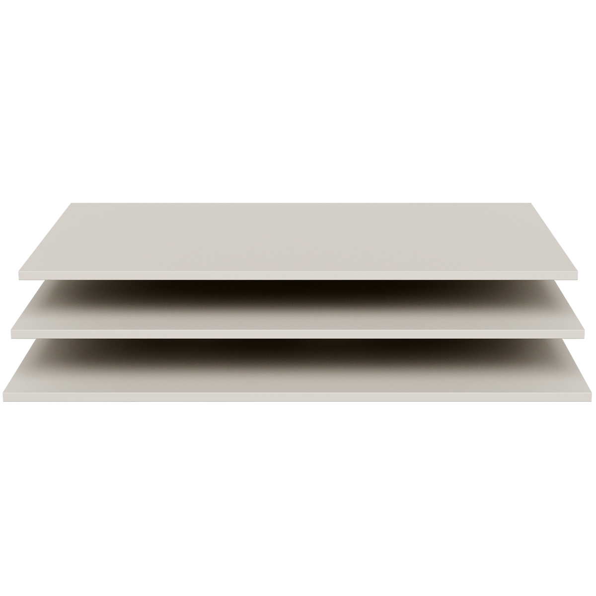 WOOOD legplankenset tbv gardarobekast Pure - MDF - Dust - 76x53x92