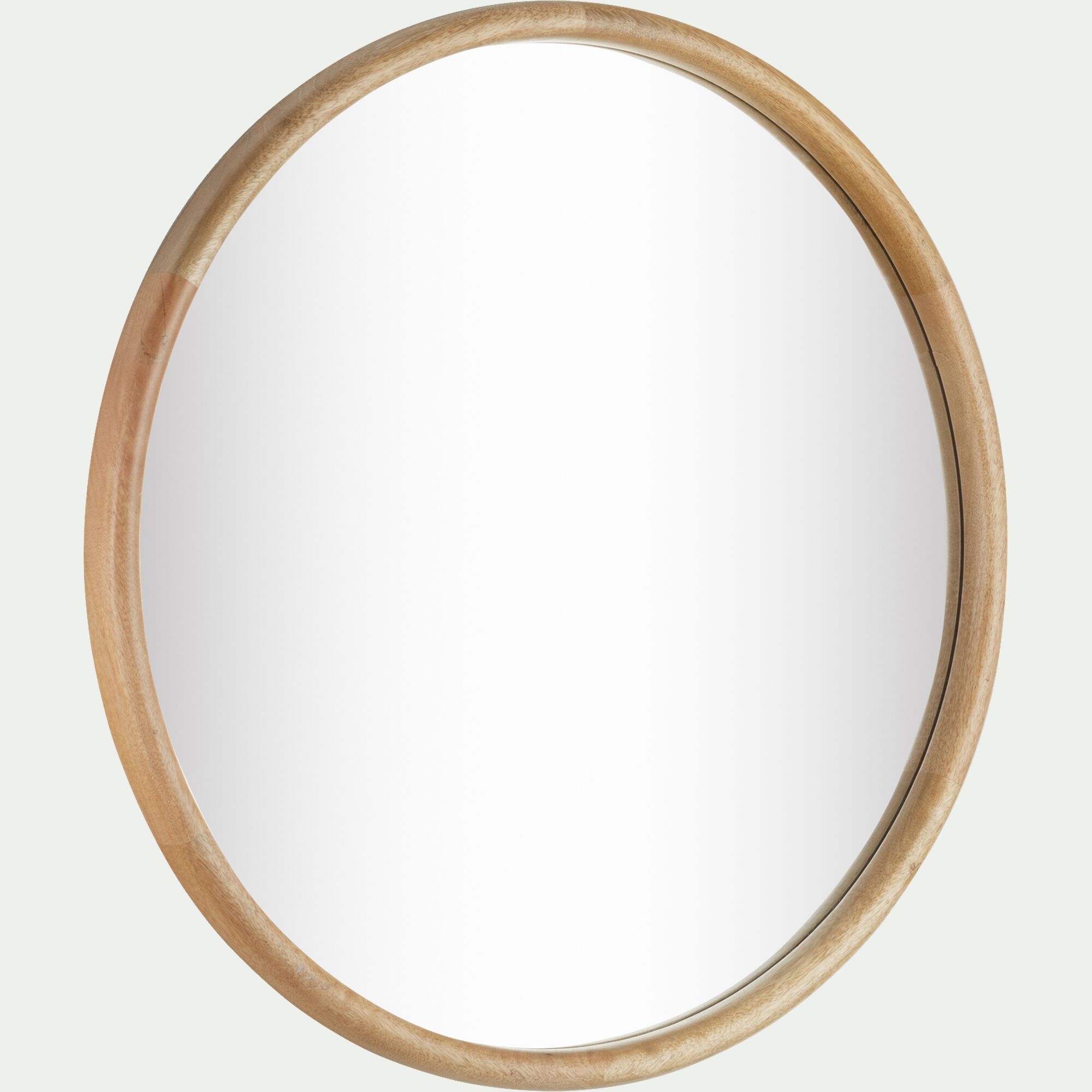 ARDARA - Miroir rond en bois de manguier - naturel D70cm