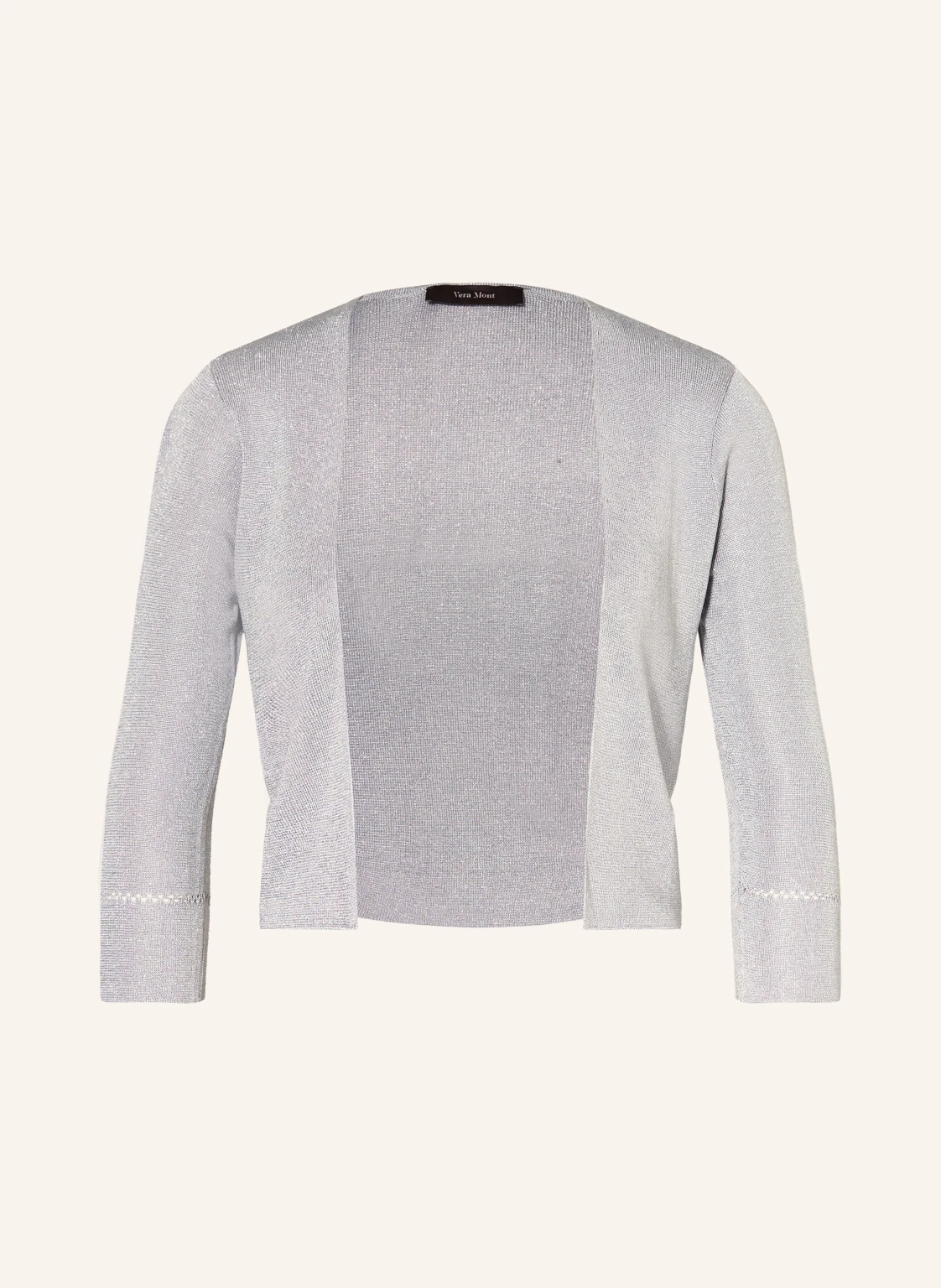Vera Mont Strick-Bolero mit 3/4-Arm und Glitzergarn