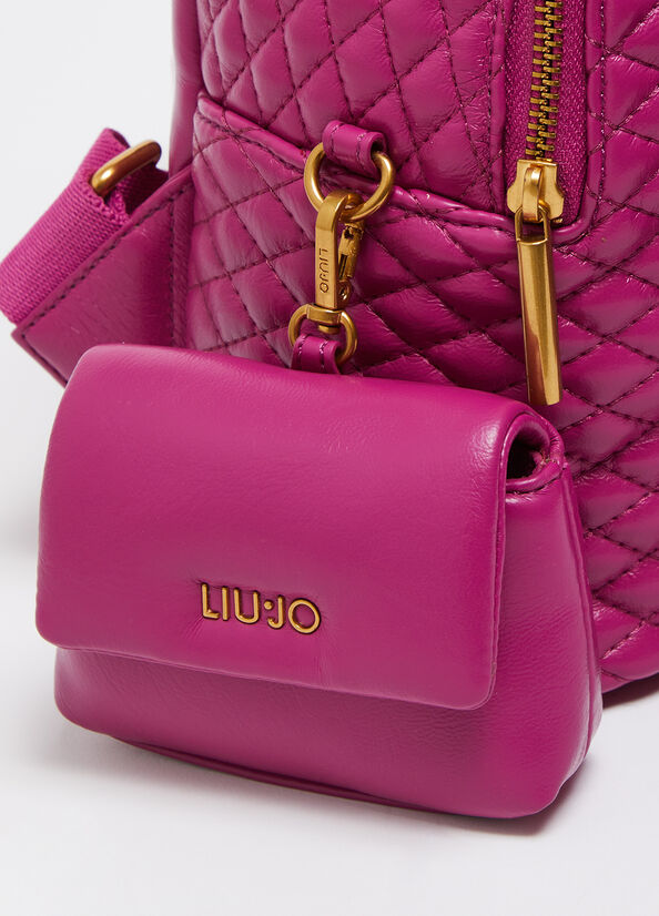 Zaino glossy matelass&eacute;