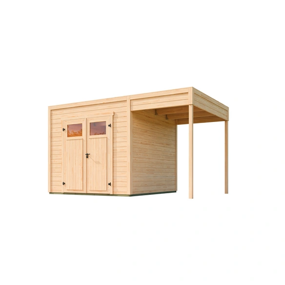 Gartenhaus, »Batu«, LxBxH: 250x250x250 cm, naturfarben