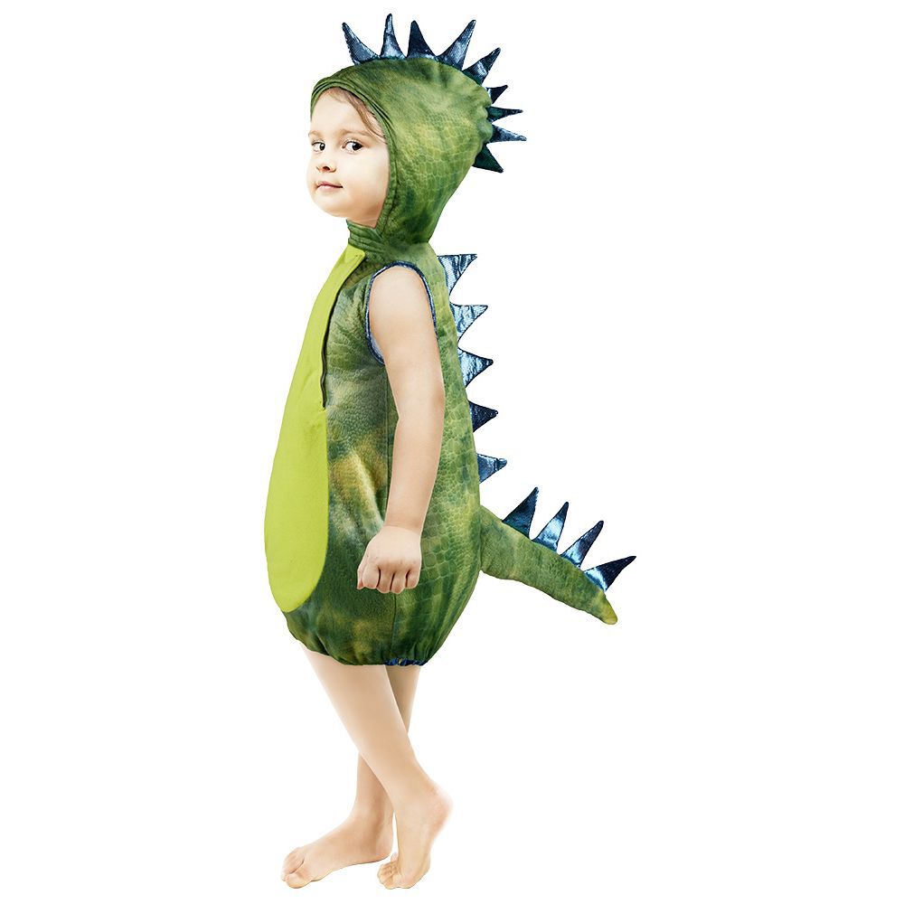Déguisement enfant dragon vert 3/4 ans
