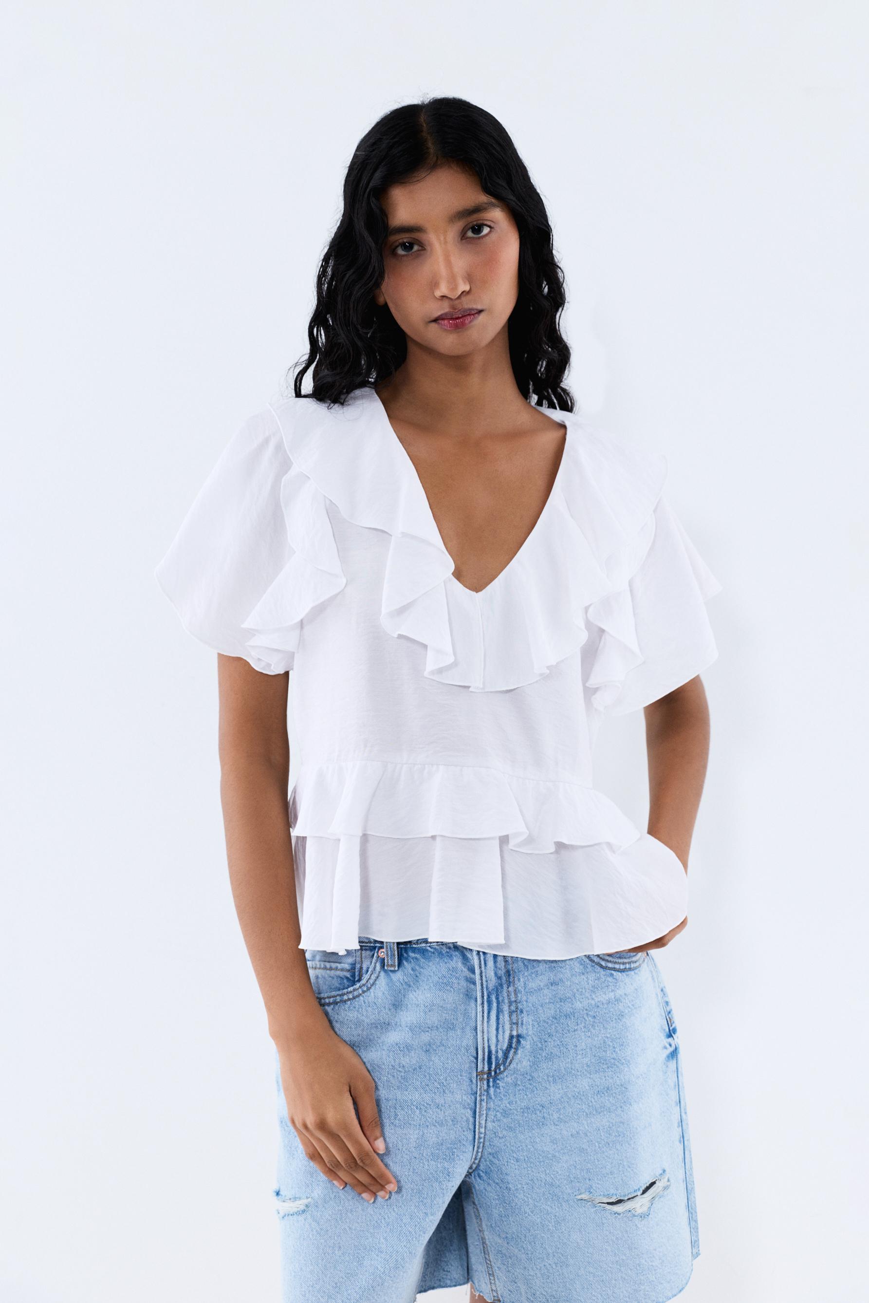 Blusa volantes
