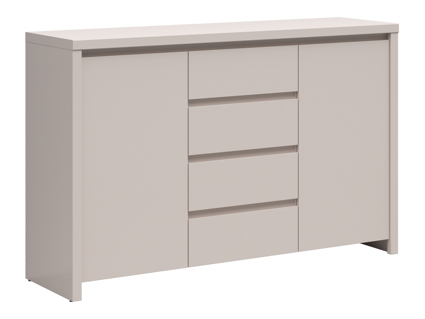 Komoda Kaspian 144 cm z 2 drzwiami i 4 szufladami kaszmir