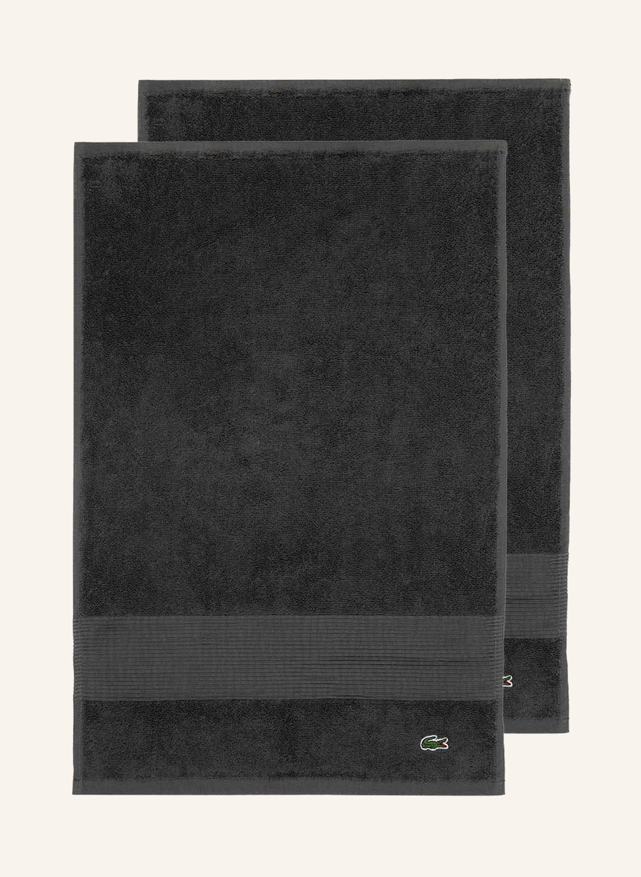 LACOSTE Gästetuch 2er Set LLECROCO