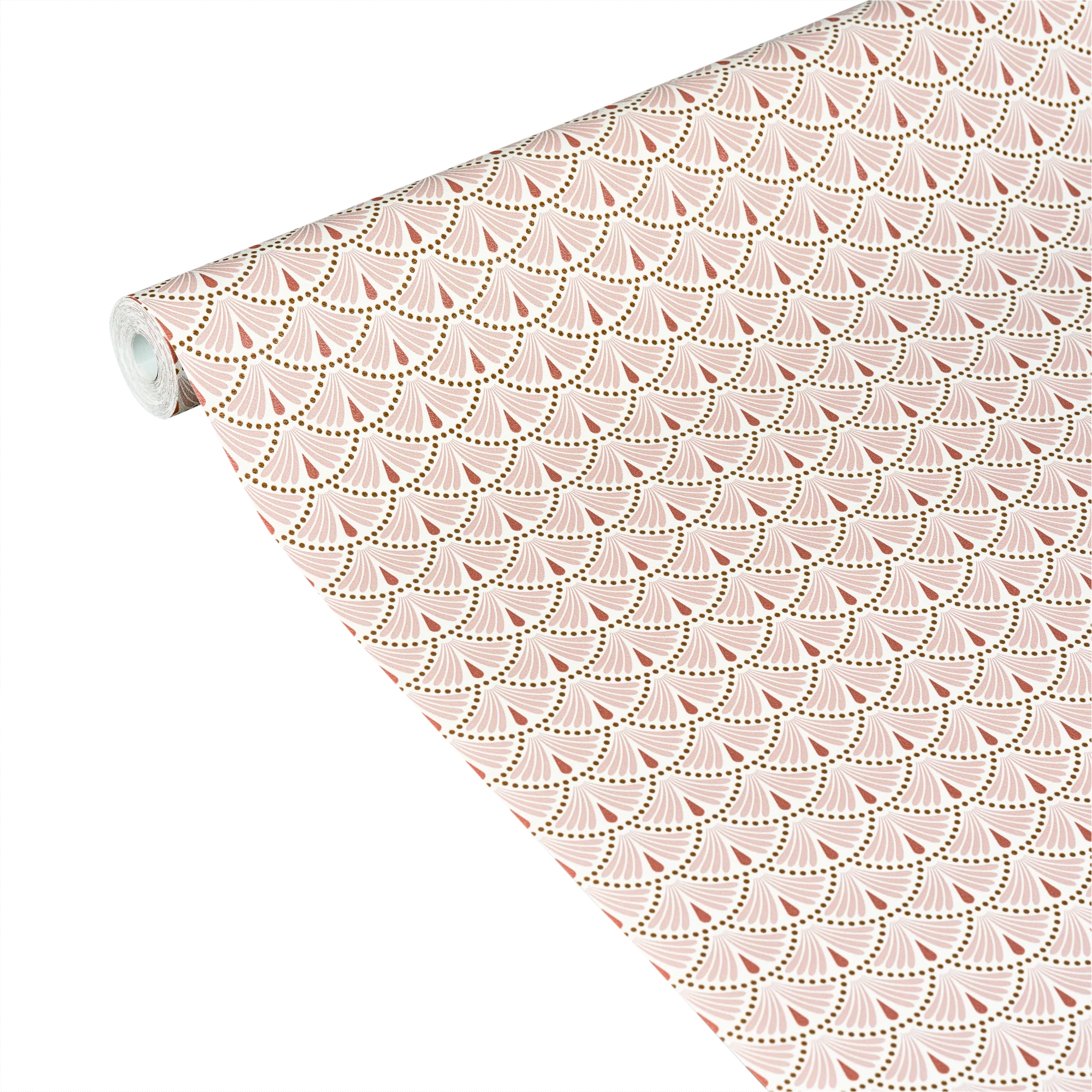 Papier peint intissé DAISY coloris rose poudré