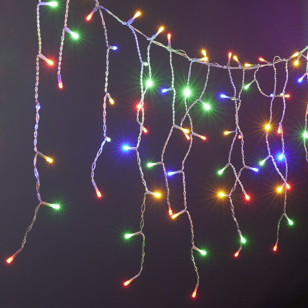 Guirlande de No&euml;l bordure de toit XXL 400LED multicolore L1190cm