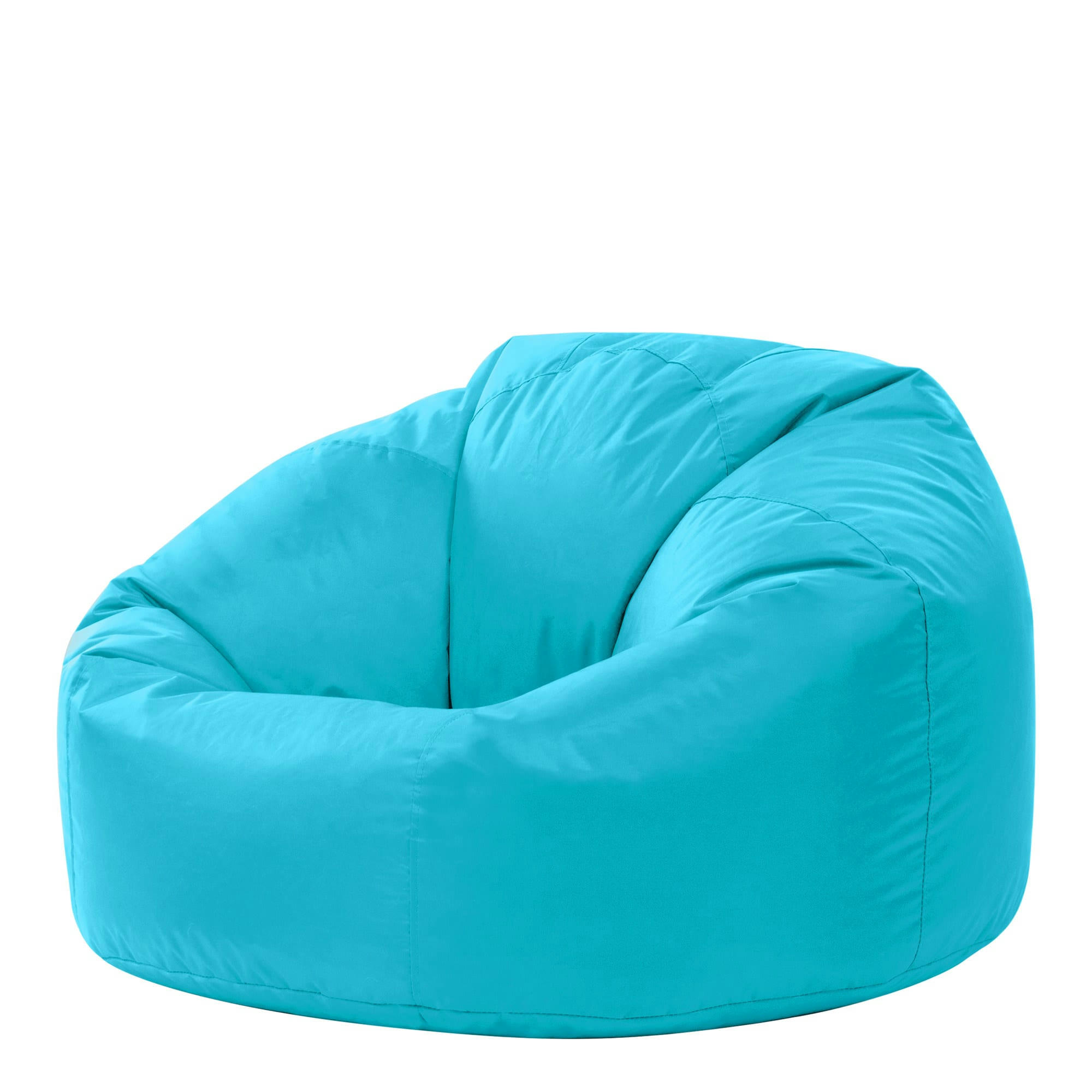 - Pouf extérieur bleu turquoise