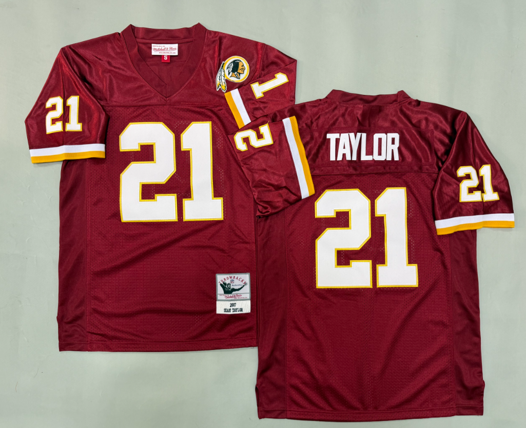 Sean Taylor Washington Commanders Authentic Throwback Retired Player Jersey