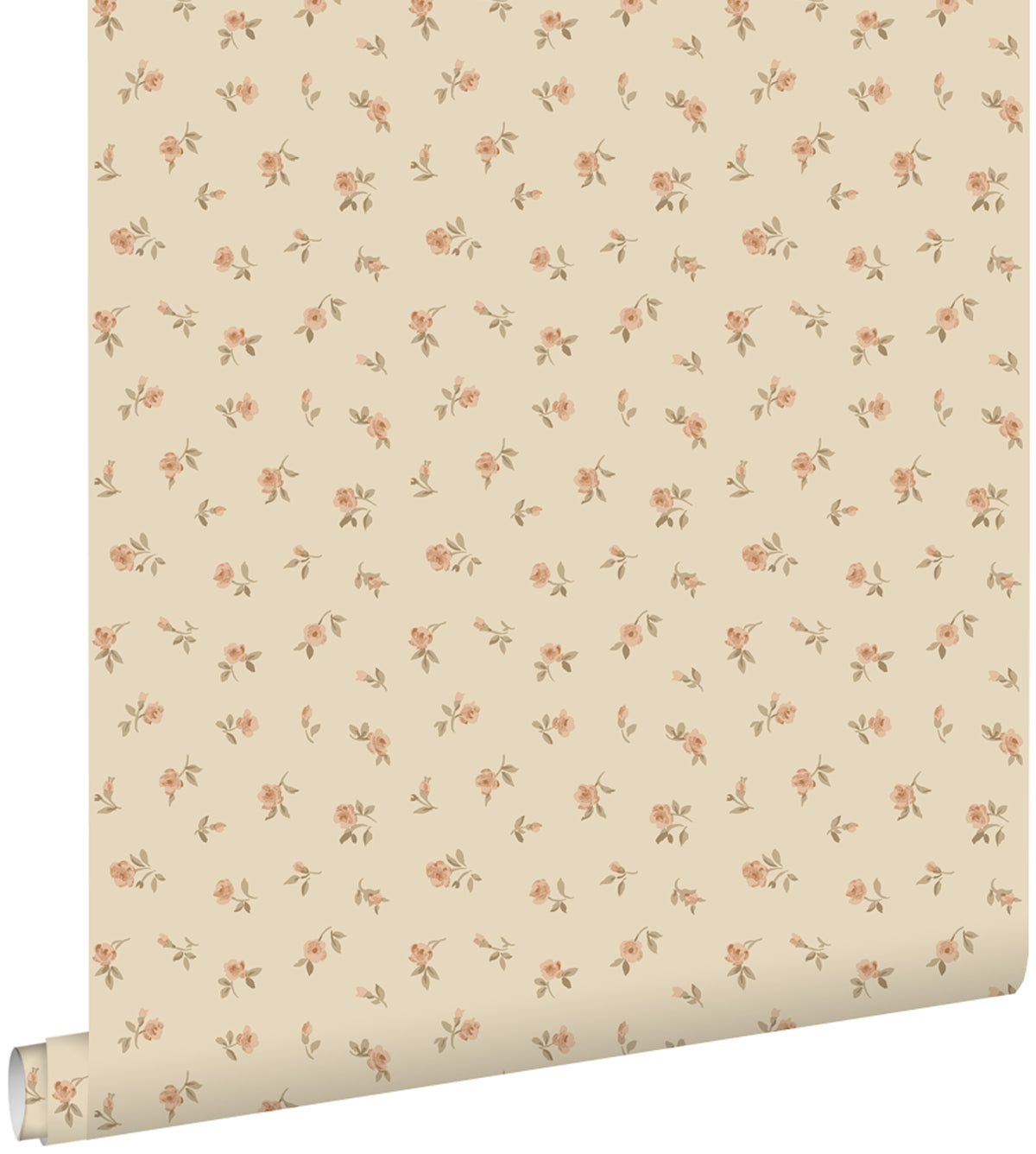 ESTAhome behang vintage bloemetjes beige - 53 cm x 10.05 m - 139834