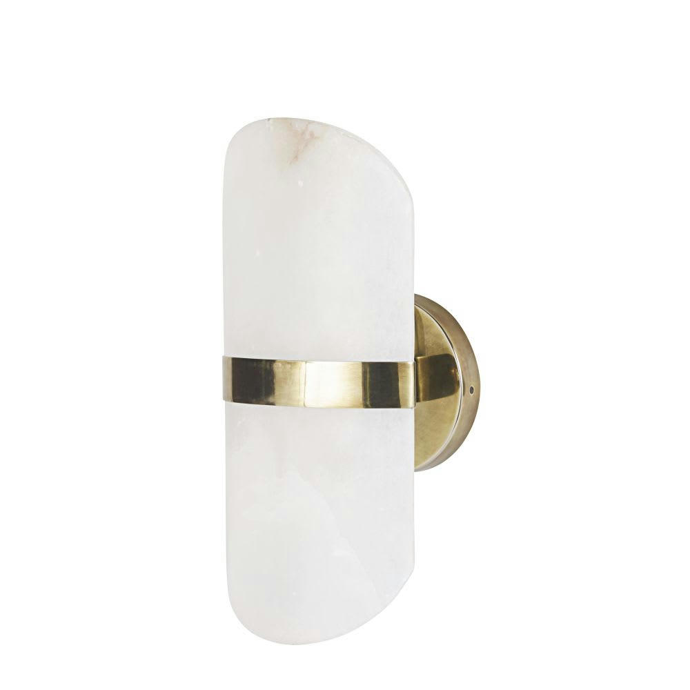 - Applique en alabastre et métal doré