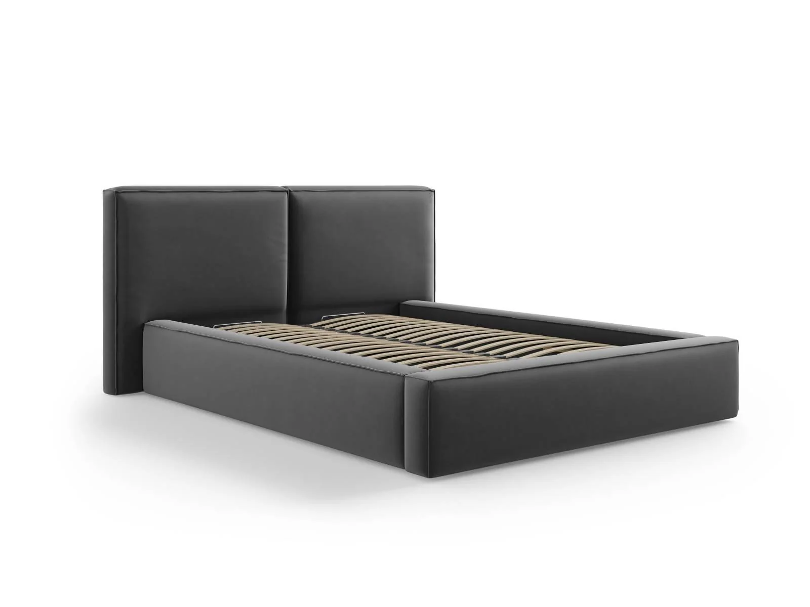 Bedframe Jodie met opbergruimte velvet 140 x 200 cm