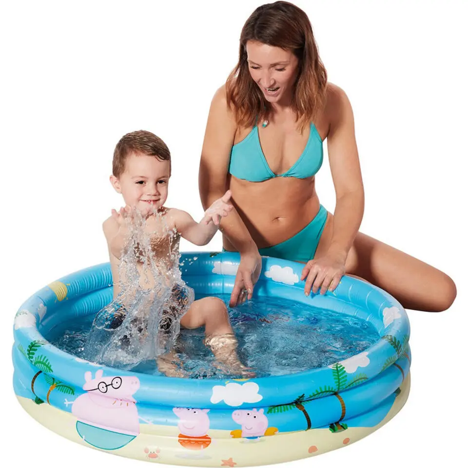 Happy People Peppa Pig / Big opblaasbaar zwembad - 100 x 23 cm