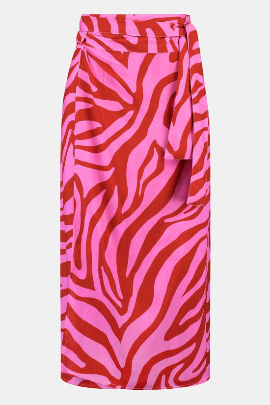 Beachlife 802A - Pink Zebra Skirt Rok Dames