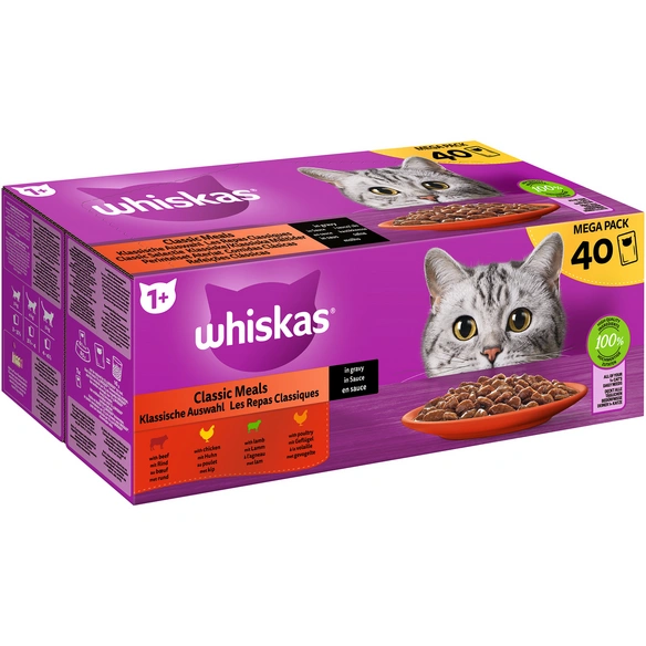 Katzen-Nassfutter »Klassische Auswahl«, 40 x 85 g, in Sauce