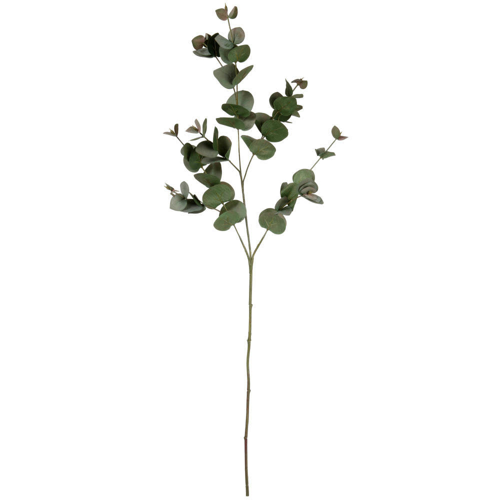 - Tige d'eucalyptus artificielle verte