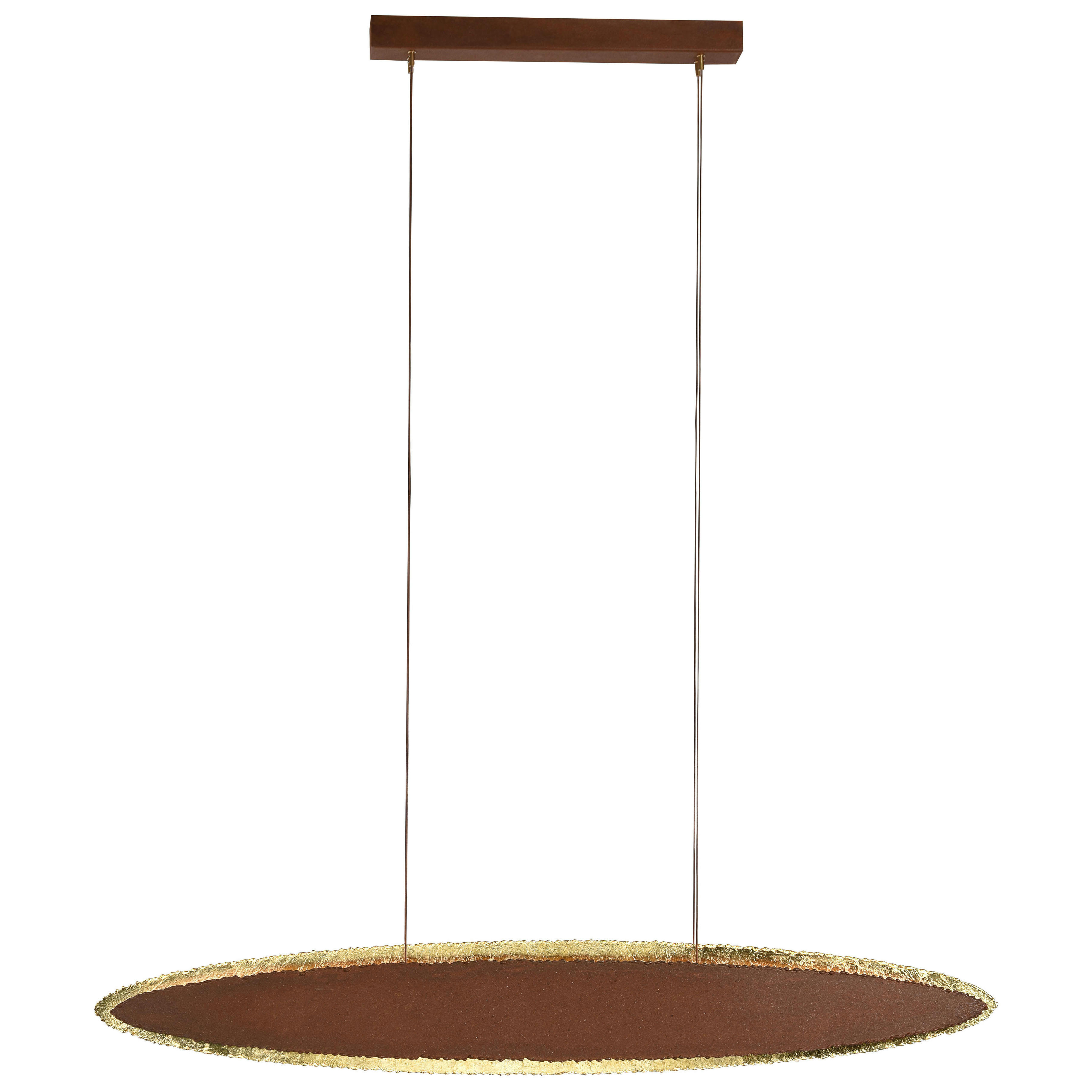 NEVIS - Suspension en métal rouille