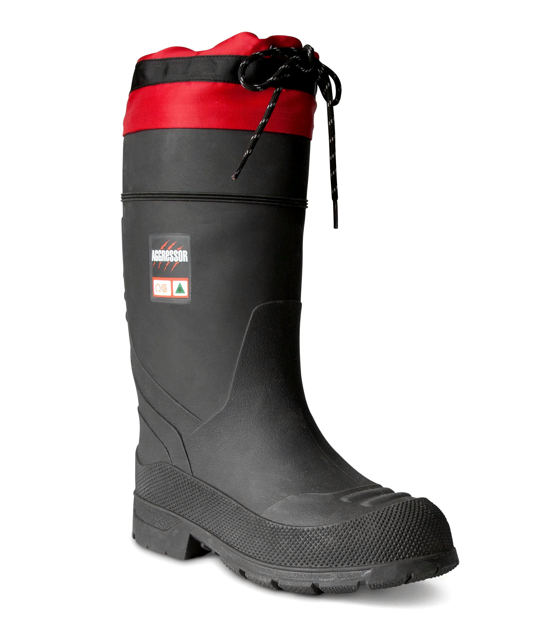 Aggressor Women's Insulated Steel Toe Steel Plate Rubber Boots