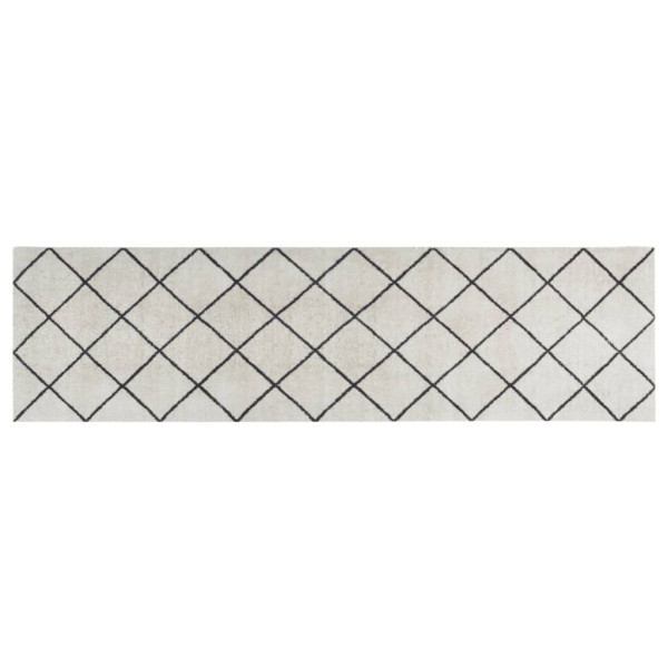 Dywanik kuchenny Szary 45 x 150 cm poliamid vidaXL