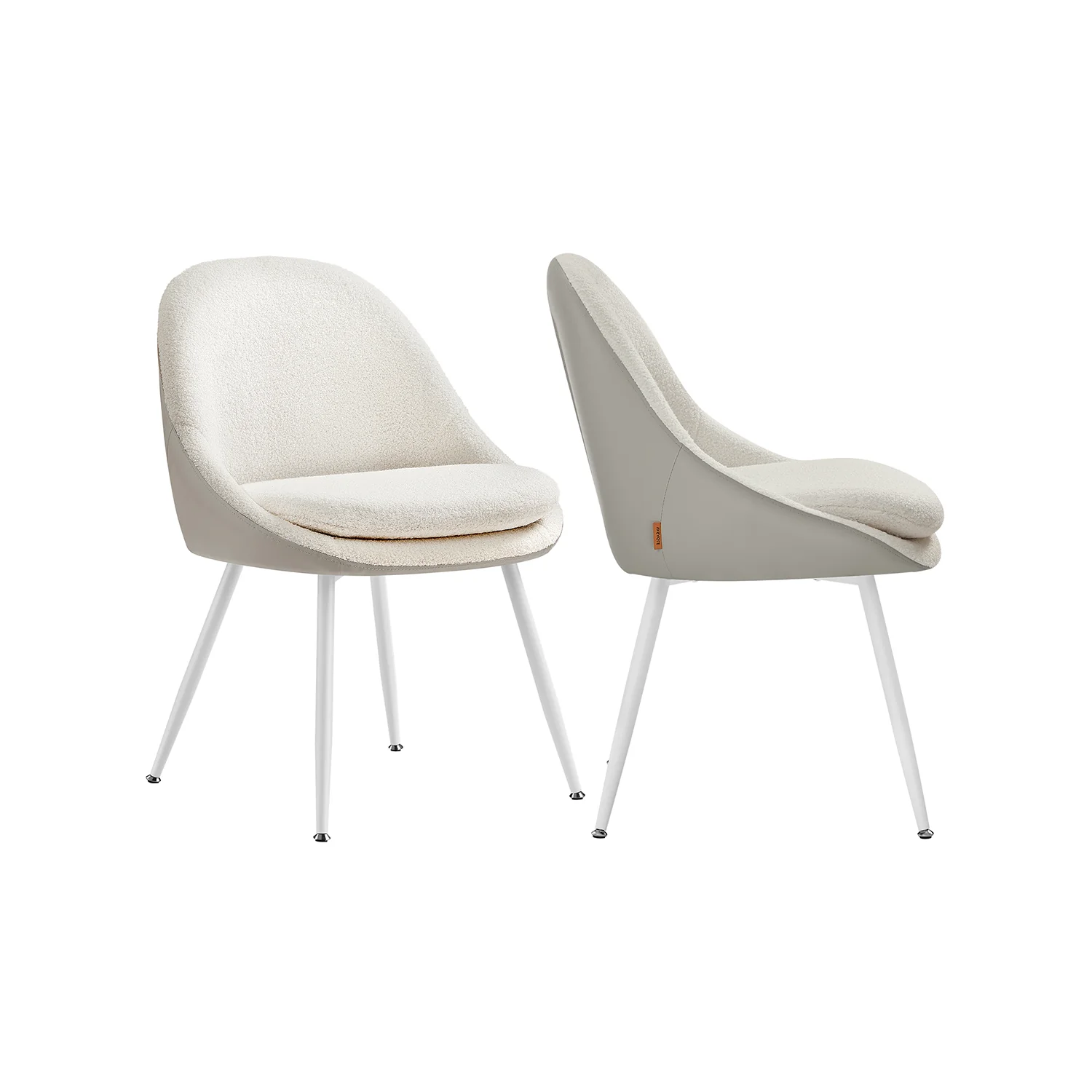Lot de 2 chaises coussin rembourré salle à manger