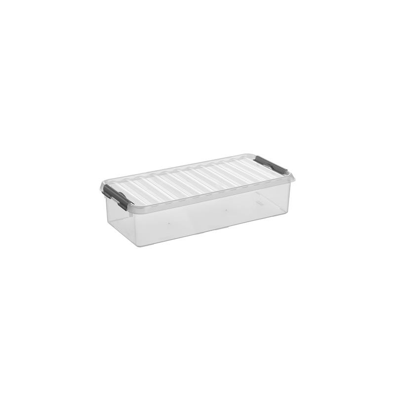 Box de rangement Q-line avec couvercle à clips transparent 6,5 L SUNWARE