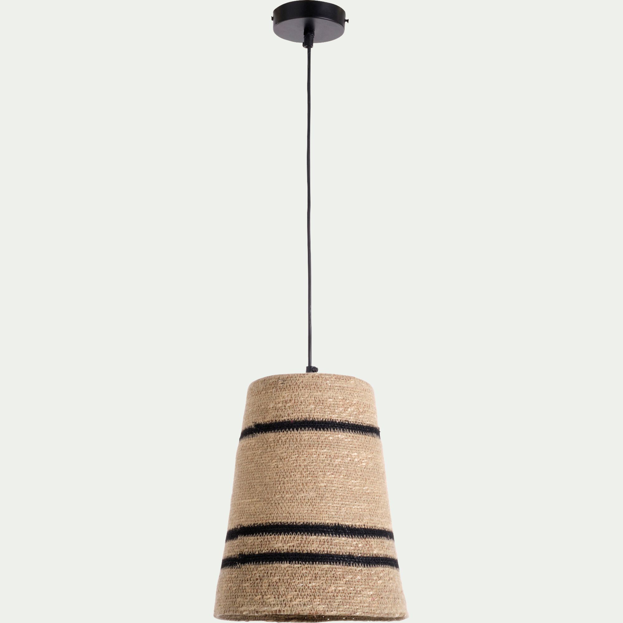 GIENS - Suspension électrifiée en jonc de mer D25cm - naturel