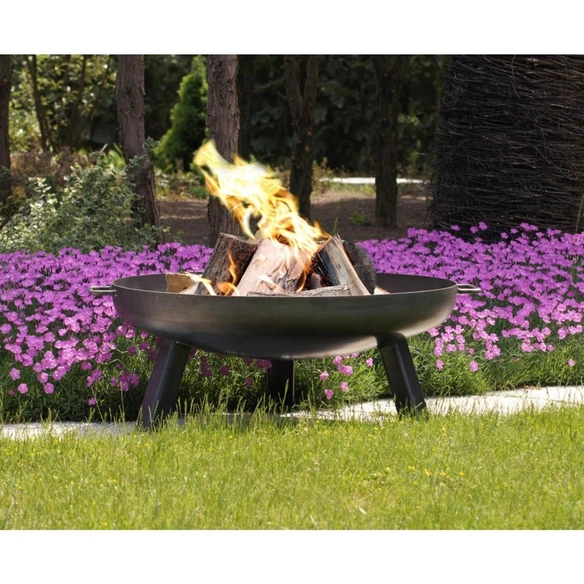 Feuerschale, Ø 60 cm, Höhe: 30 cm, schwarz