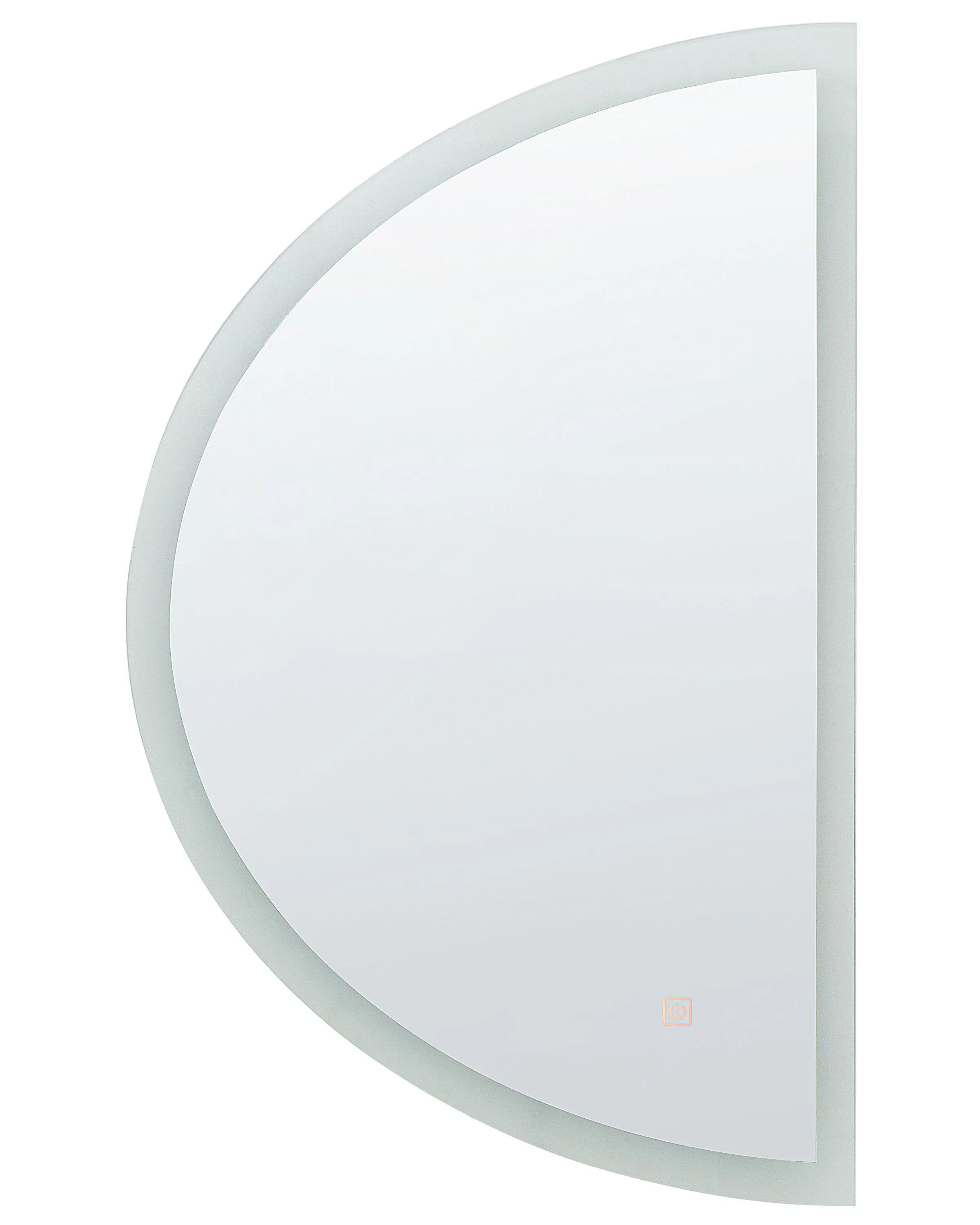 LED Bathroom Mirror BEZONS 49 cm 80 cm Silver