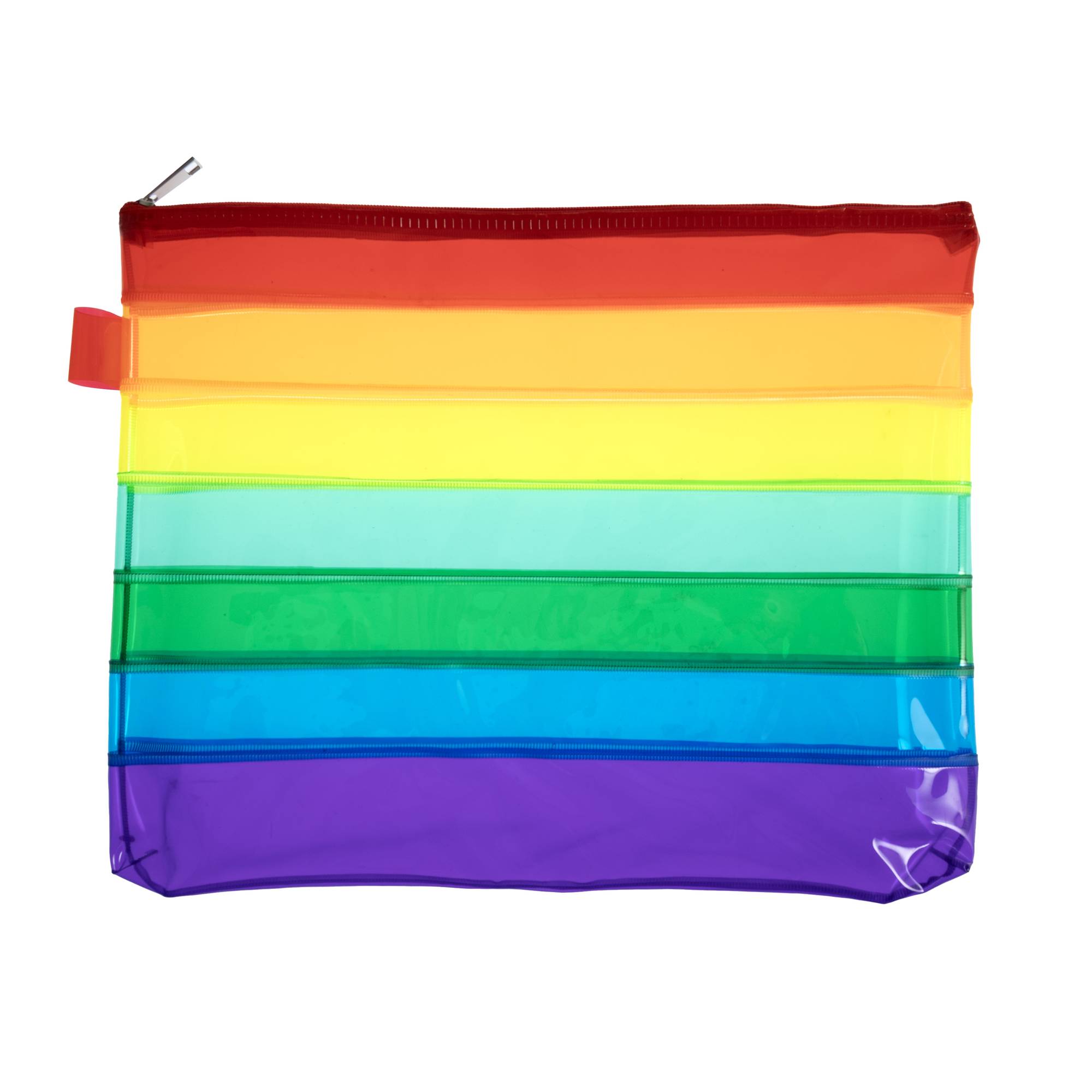 Large Rainbow PVC Pencil Case
