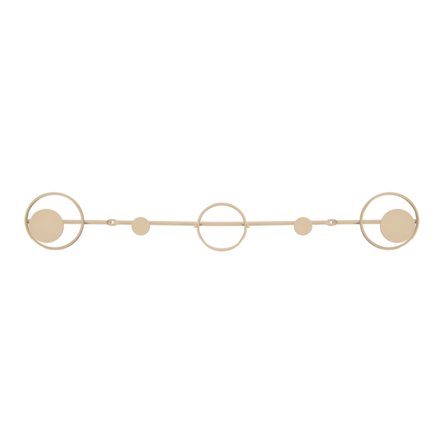 CABIDEIRO DE PAREDE COM 5 GANCHOS HOOP HOOK