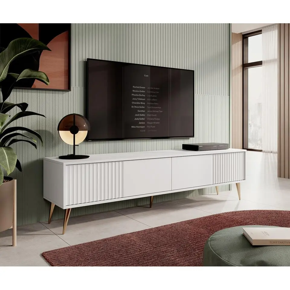 Meubella - TV-Meubel Winq 2 - Wit - 180 cm