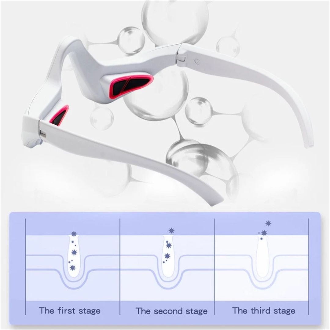 Kelvenix Portable Under Eye Device,Revital Eyes Red Light Glasses