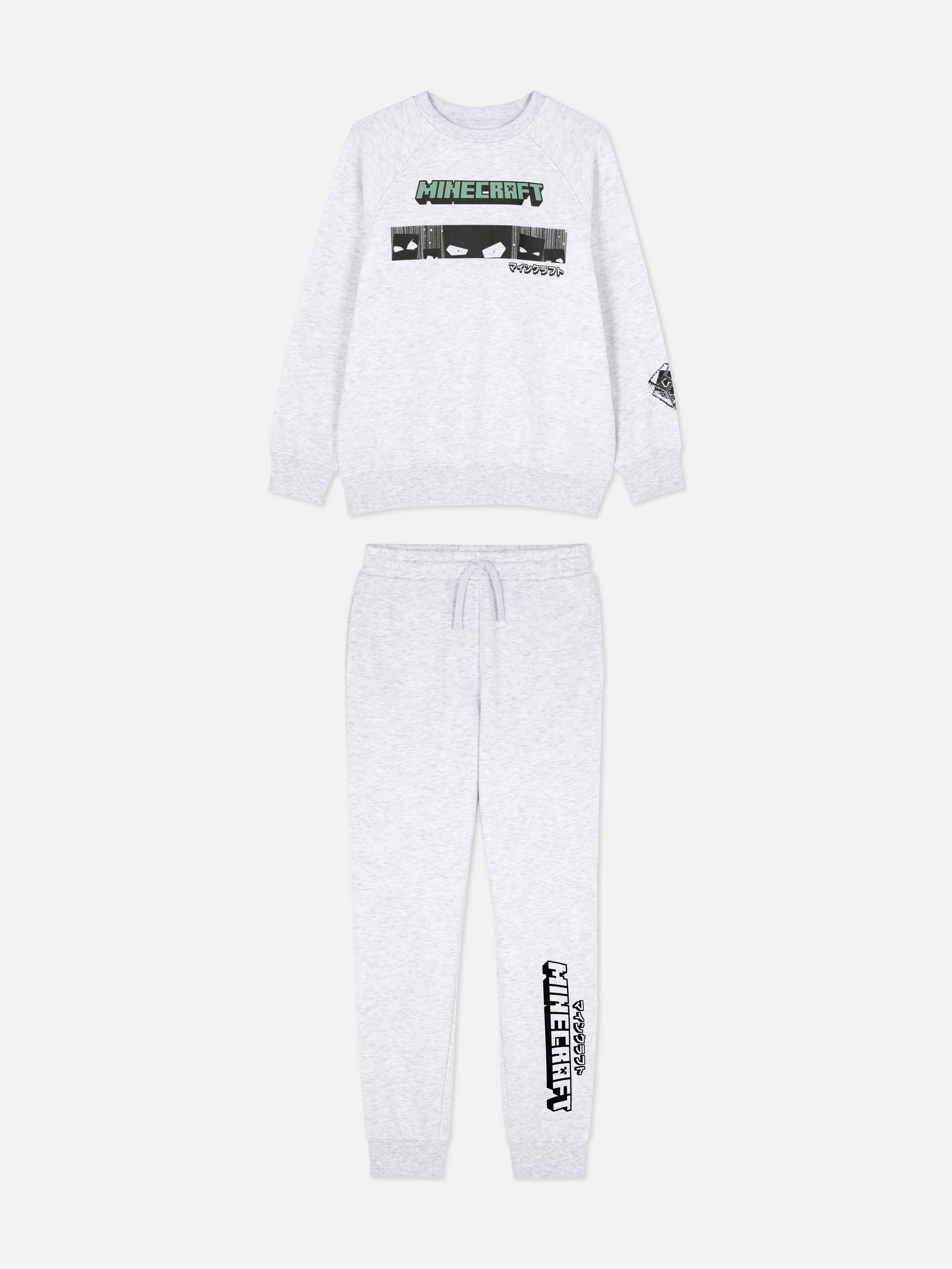 5-15yrs | Minecraft Sweatshirt and Sweatpants Set