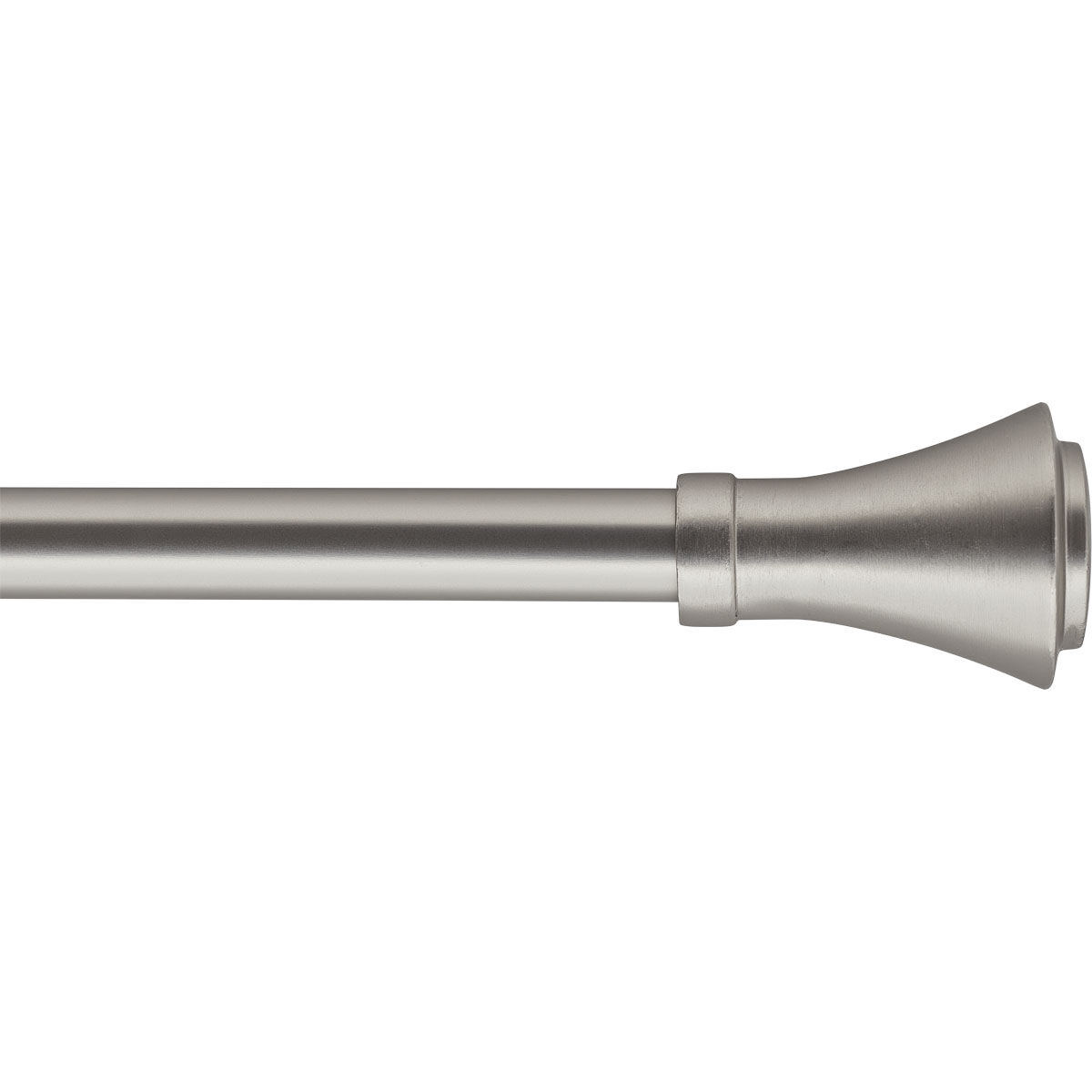 Kit varão extensível BRASSERIE prateado 120-210cm