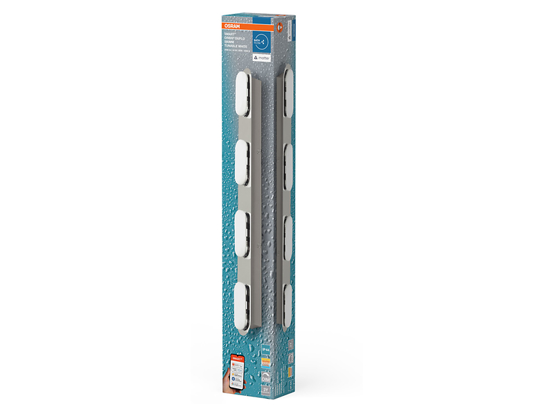 Kinkiet Smart Wifi Orbis LED 4-punktowy ze ściemniaczem biały