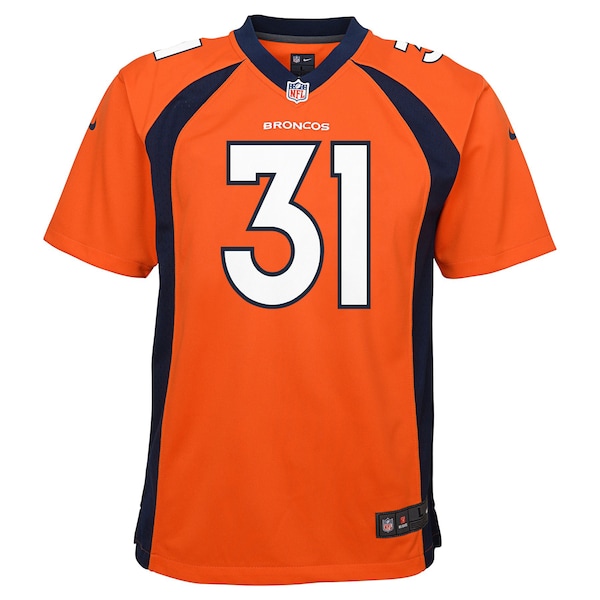 Justin Simmons Denver Broncos Nike Youth Game Jersey - Orange