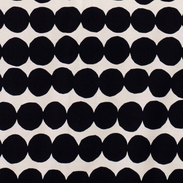 Marimekko Rasymatto Black Cotton Duvet Cover Set