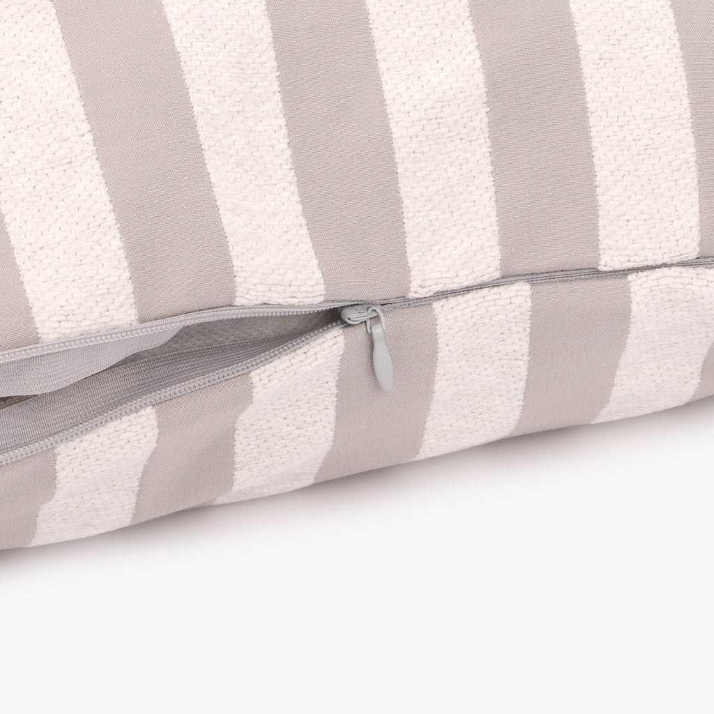 Capa de Almofada Riscas Branco HERITAGE